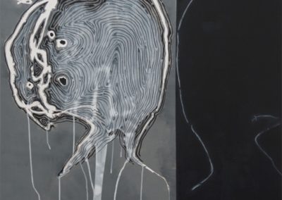 franca ravet-clair obscure-oil on canvas