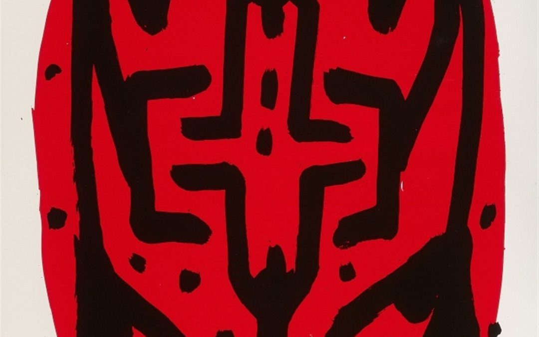 A.R. Penck- Standart hoch A- litho 10/60-110×60-1997