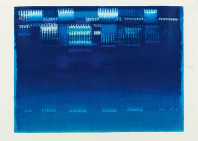 Heinz Mack- litho /75-Maerz from 12 Monate- 95×25- 1990