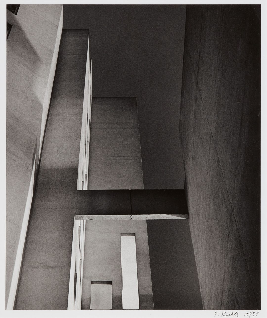 Tomas Riehle-Gelatin silver photo print- Rue des Hautes Formes II b- 50×40- 1980/1991