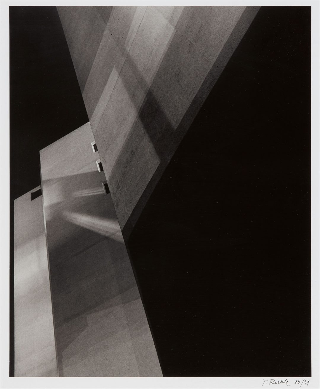 Tomas Riehle-Gelatin silver photo print- Rue des Hautes Formes II d- 50×40- 1980/1991